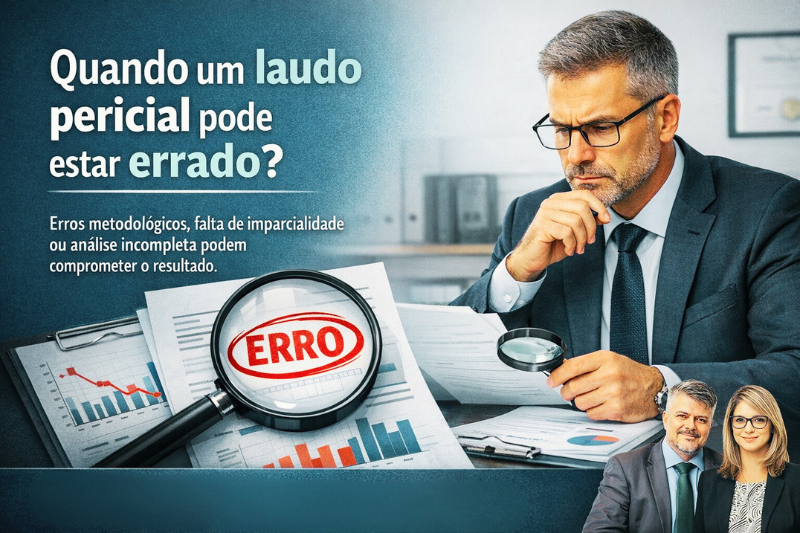 laudo pericial erro